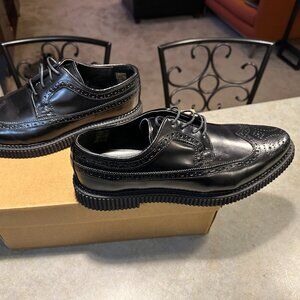 ASOS mens dress shoes creeper derby Shoes size 12 oxford wingtip leather brogue